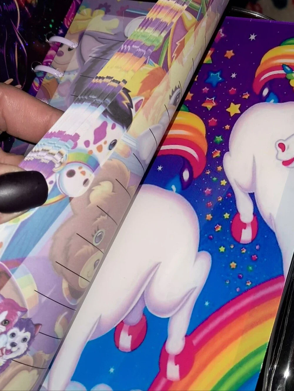 New! A5 Size Lisa Frank Sailor Moon Acrylic Shaker Notebook With paper